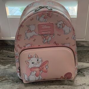 Loungefly Pink Disney Cat Kids Backpack